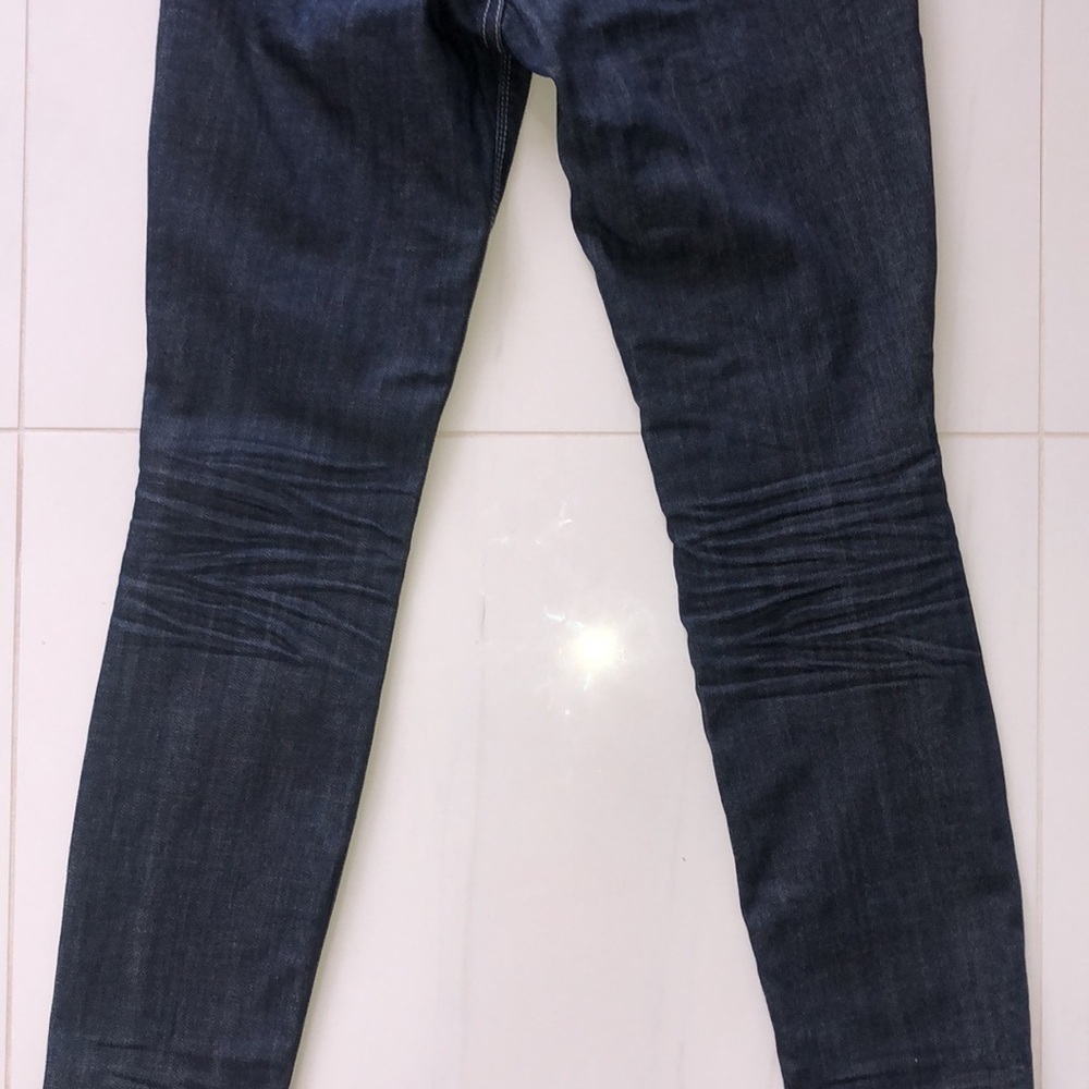 Express Medium Denim Low Rise Ultra Skinny Jeans Size 2 - Picture 5 of 6